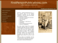 firstpersonpublications.com