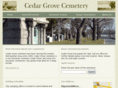 thecedargrovecemetery.com