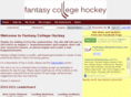 fantasycollegehockey.com