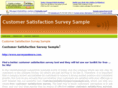 customersatisfactionsurveysample.net