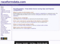 raceformdata.com