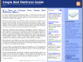 singlebedmattress.net