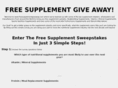 freesupplementgiveaway.com