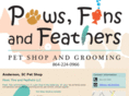 pawsfinsandfeathers.net