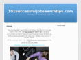 101successfuljobsearchtips.com