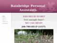 bainbridgepersonalassistants.com