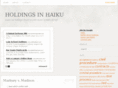 holdingsinhaiku.com