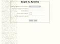 saqibandayesha.com