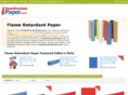 flameretardantpaper.com
