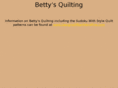 bettysquilting.com