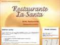 restaurantelasanta.com