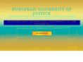 europeanuniversityofjustice.com