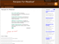 recipesformeatloaf.com