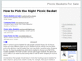 orderpicnicbaskets.com