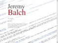 jeremybalch.com