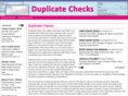 duplicatechecks.net