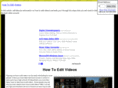 howtoeditvideos.com