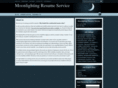 moonlightingresumeservice.com