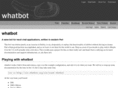 whatbot.org