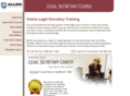 legalsecretarycourses.com