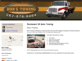 donstowingandtruckservice.com
