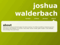 joshuawalderbach.com