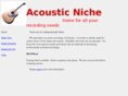 acoustic-niche.com