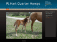 rjhartquarterhorses.com