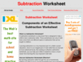 subtractionworksheet.com
