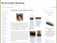 brownleatherhandbags.org