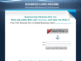 businesscardresume.com
