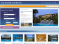 topmarbellagolfresorts.com