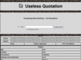 uselessquotation.com