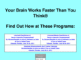 yourbrainworksfasterthanyouthink.com