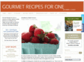 gourmetrecipesforone.com