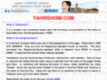 yahwehism.com
