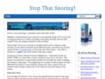 curetostopsnoring.com