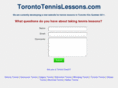 torontotennislessons.com