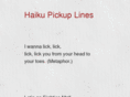 haikupickuplines.com