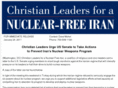 christianleadersforanuclearfreeiran.com