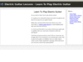 electricguitarlessons.net