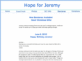 hopeforjeremy.com