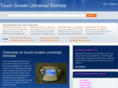 touchscreenuniversalremote.net