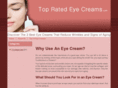 topratedeyecreams.com