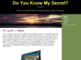 doyouknowmysecret.com