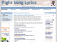 fightsonglyrics.com