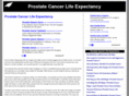 prostatecancerlifeexpectancy.com