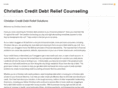 christiancreditdebtreliefcounseling.com