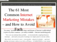 61internetmarketingmistakes.com