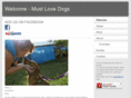 mustlovedogsrescue.com